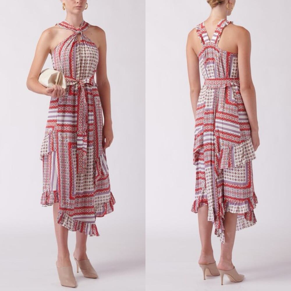 Derek Lam 10 Crosby Dasha Halter Midi Dress
